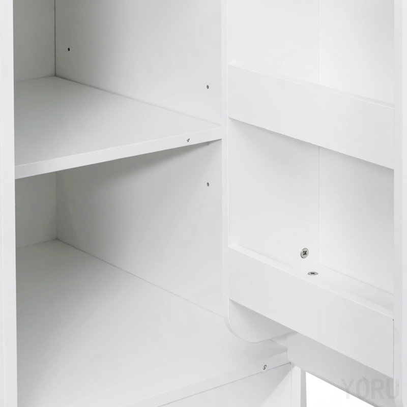 Armoire de rangement de cuisine avec portes / tablettes / tiroirs - standard