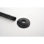 Bras de douche en acier inoxydable noir mat, belle apparence, facile à nettoyer et à installer, connexion sécurisée à la pomme de douche, bras noir, propre, se connecte en toute sécurité-118768051