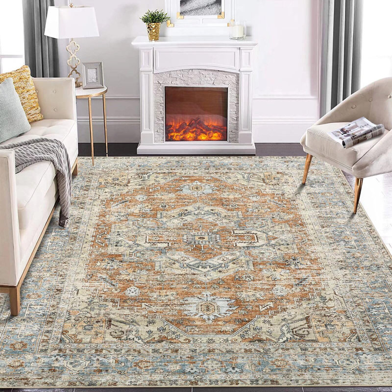 Tapis lavables pour le salon, Rectangle 9 pi x 12 pi