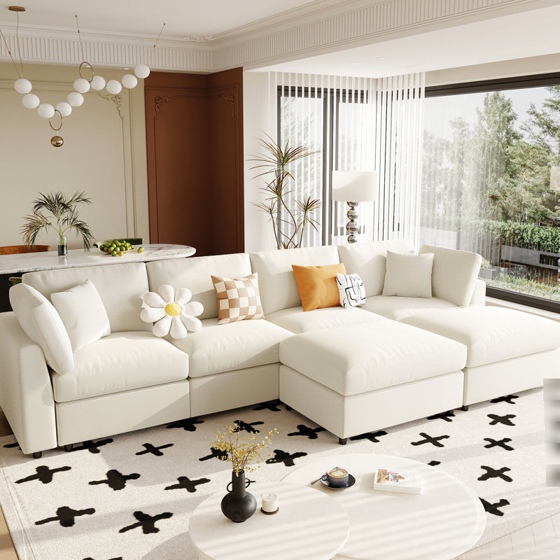 Upholstered 59.66 " Fabric Sectional