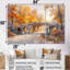 Ensemble de décorations murales élégantes, jaune et beige-107169090-107169082