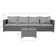 Wicker Modular Outdoor Conversation Set Of 3