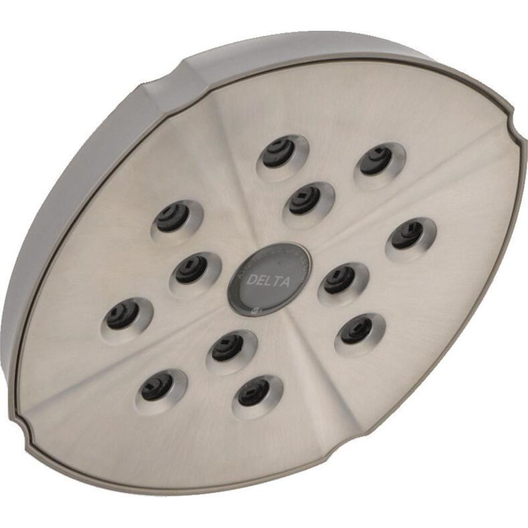 Universal Showering Components Full Low Flow Shower Head with H2Okinetic Technology