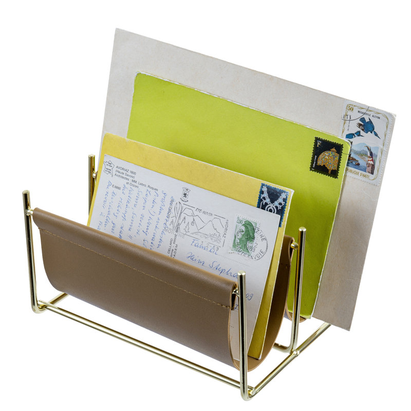 Porte-courrier moderne à 2 fentes