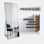 Miroir rectangulaire incassable en aluminium avec support-212184262-212184257