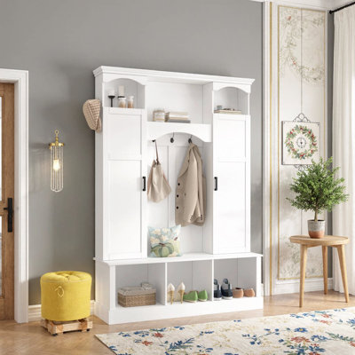 Hall Tree 53.5'' Wide For Hallway