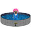 Piscine pliable pour chien - piscine et baignoire portables pour animaux de compagnie, PVC durable, drainage facile et conception sans gonflage-29430131-29430493