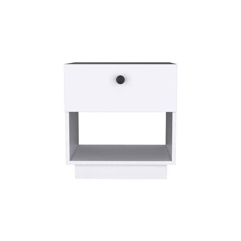 Table de chevet 20 tiroirs en bois blanc 20 po
