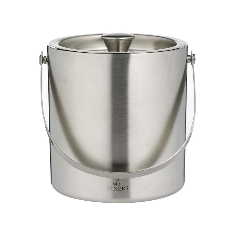 Barware Ice Bucket Double Wall 1.5L, Silver