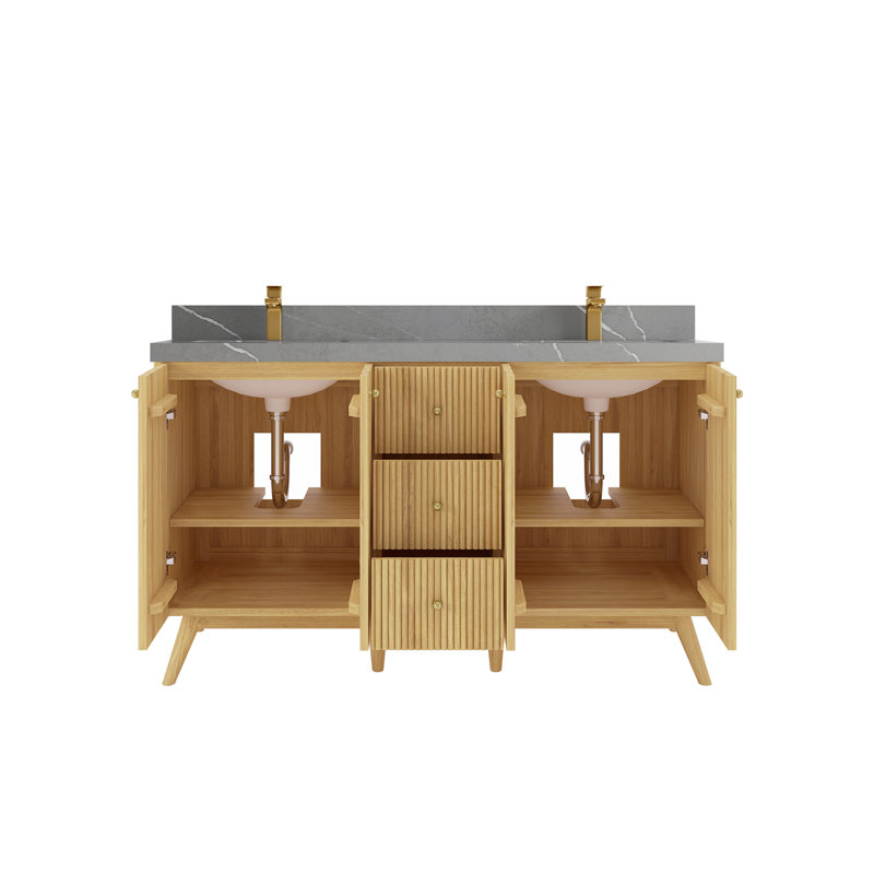 Ensemble de meuble-lavabo double 60 po Kyna