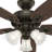 Builder Plus 52"  5 - Blade Standard Ceiling Fan with Pull Chain and Light Kit Included-23681158