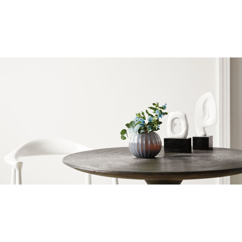 Lida Handmade Glass Table Vase, Smoke