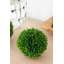Ensemble de 6 pièces de 3,9 "boules de buis vert, plante topiaire artificielle, vase en forme de centre de table, ensemble de 6
