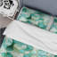 Seaglass Mosaic Emerald Coastal Pattern - Ensemble de housse de couette à motif abstrait-998920209