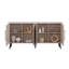 Jodie 65" Mid-Century Modern Sideboard with 8 Adjustable Shelves-1606790354