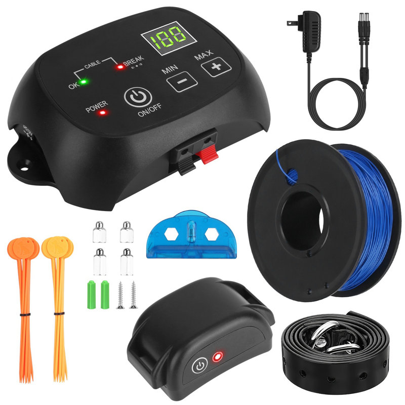 Rechargeable Dog Fence with 100 Adjustable Levels