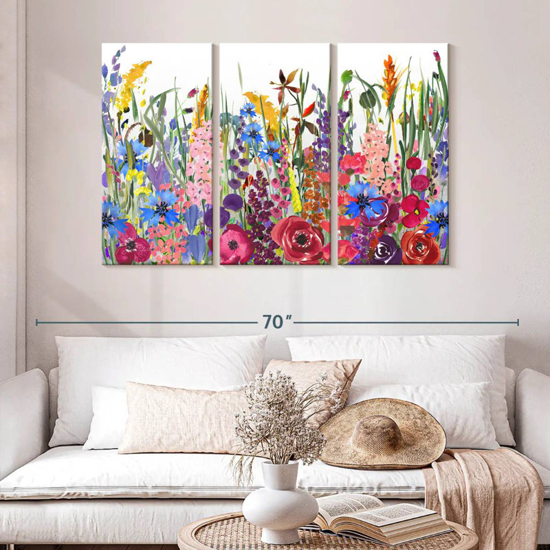Harnek Beautiful Country Meadow, 32" H x 50" W