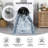 Vintage Floral Distressed Printed Area Rug Machine Washable Non Slip Stain Resistant Bodered Low Pile Ultra Thin Pet Friendly Vacuum Clean Easy To Clean Floor Carpet for Living Room-246519957