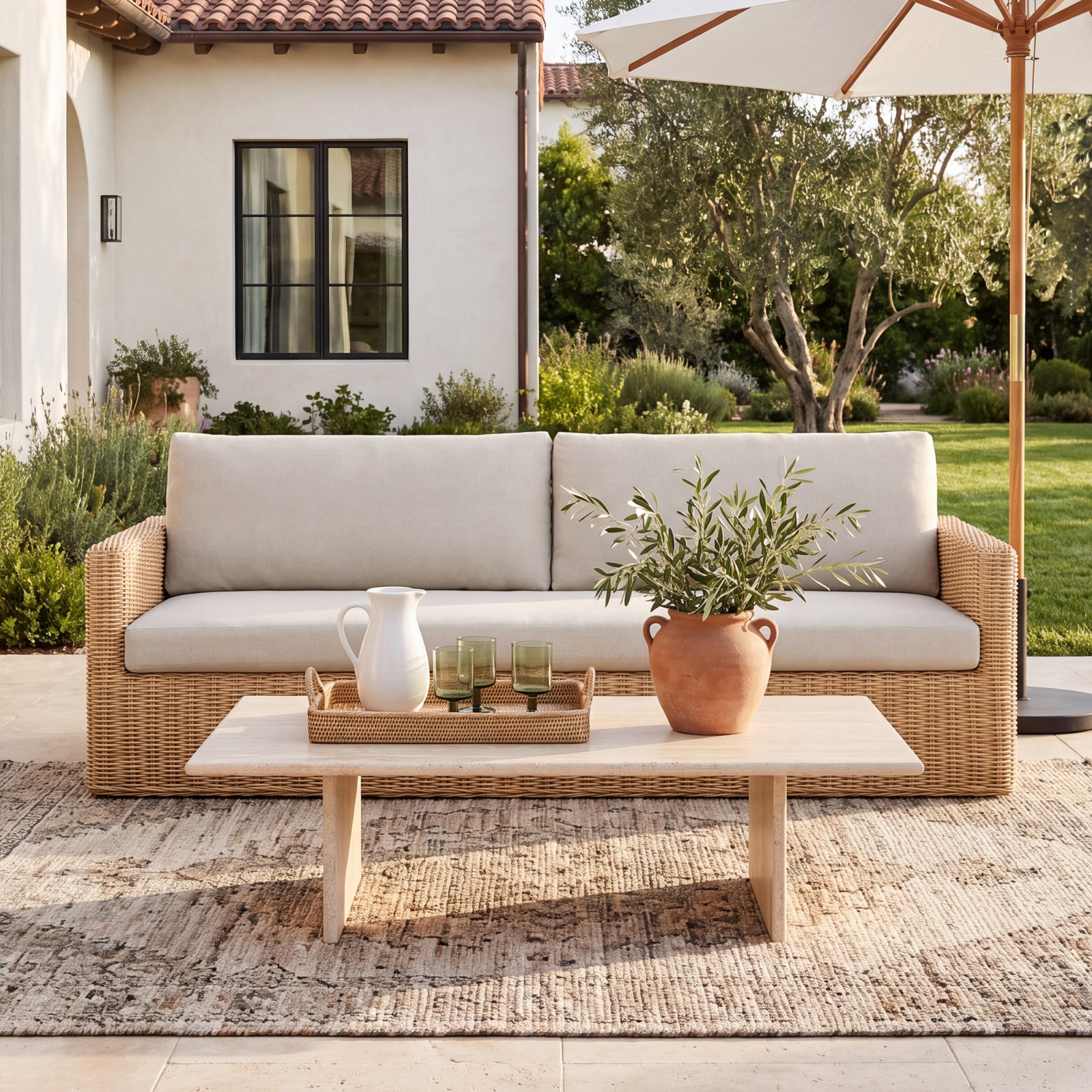Carden 84" Patio Sofa
