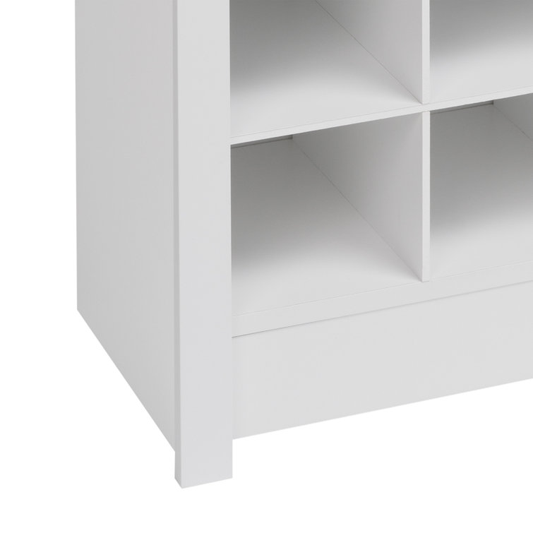 Kahl 36 Pair Shoe Rack Gracie Oaks Finish: White