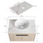 Ensemble de meuble-lavabo simple mural 29,5 "Gilly