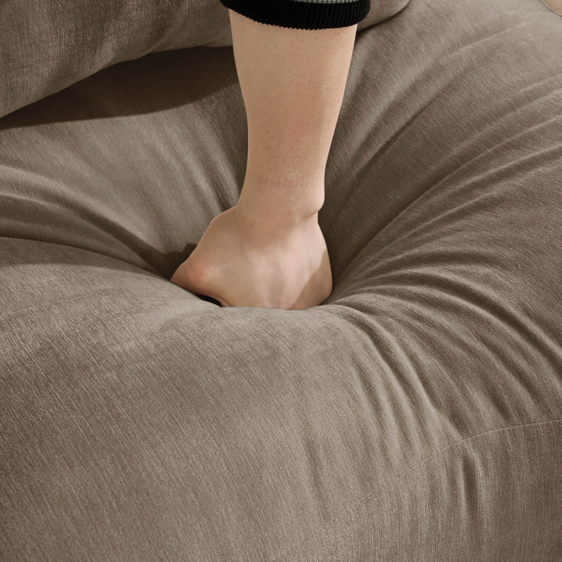 Canapé 70,8 po en chenille, Coffee, 2