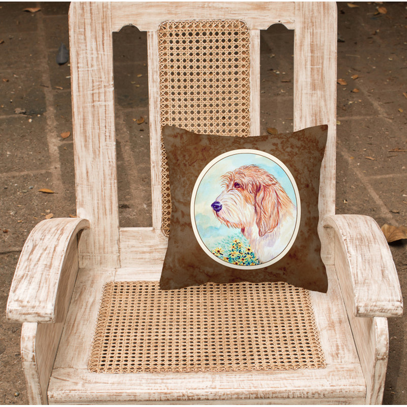  Coussin décoratif 14 "Petit Basset Griffon Vendeen PBGV
