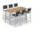 Travira Rectangular Tekwood Outdoor Bar Table-846330693