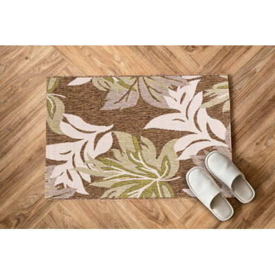 Peasely Floral Indoor / Outdoor Rug