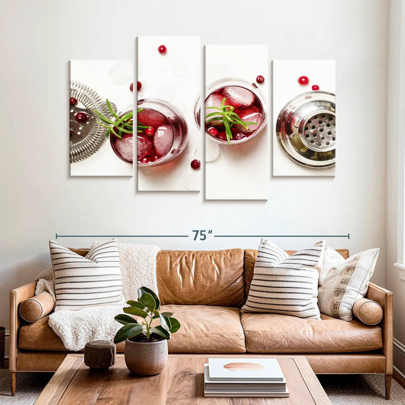 Yarlin Cranberry Cocktail Mix, 42" H x 68" W