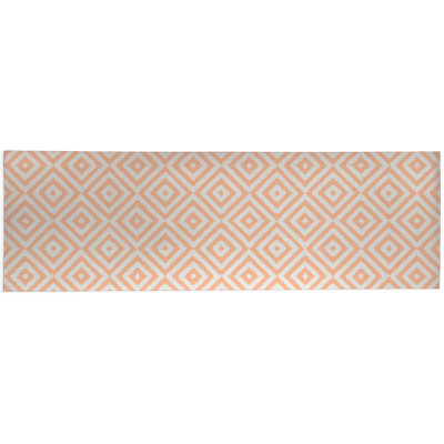 Ikat Eye Non-Slip Outdoor Rug