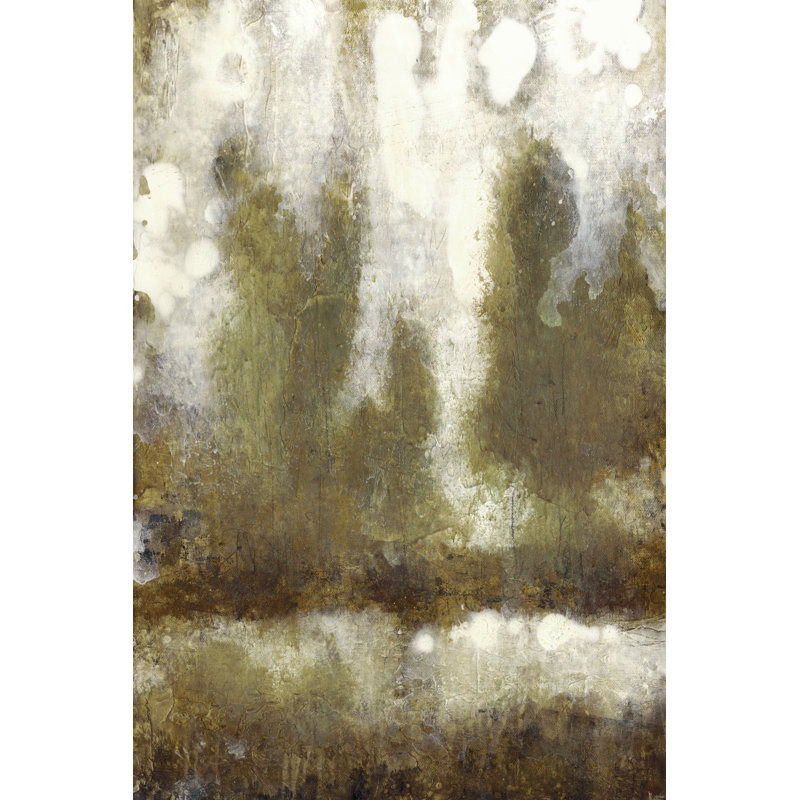 Gilded Tree Silhouette I 1 Piece Wrapped Canvas Wall Art, 46cm H x 30cm W