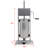 Stainless Steel Commercial Sausage Stuffer,Dual Speed Vertical Sausage Maker 32LB/15L, Meat Filler With 4 Stuffing Tubes-126115988