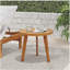 Table d'appoint ronde en acacia