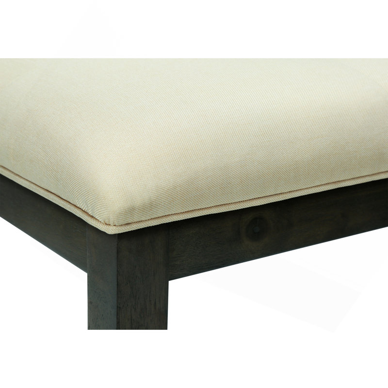 Banc, 44 rectangulaires, salle à manger, vestibule, cuisine, couloir, rembourré, bois, bois massif gris crème, transitionnel