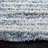 Adam Abstract Ivory/Teal Area Rug-1379335475