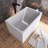 43'' x 28'' Freestanding Soaking Acrylic Bathtub