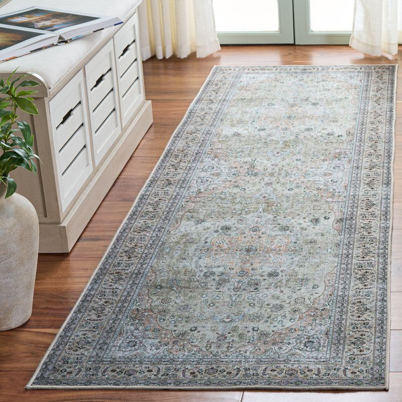 Tucson 222 Performance Machine Washable Oriental Rug, Runner 2'6" x 8'