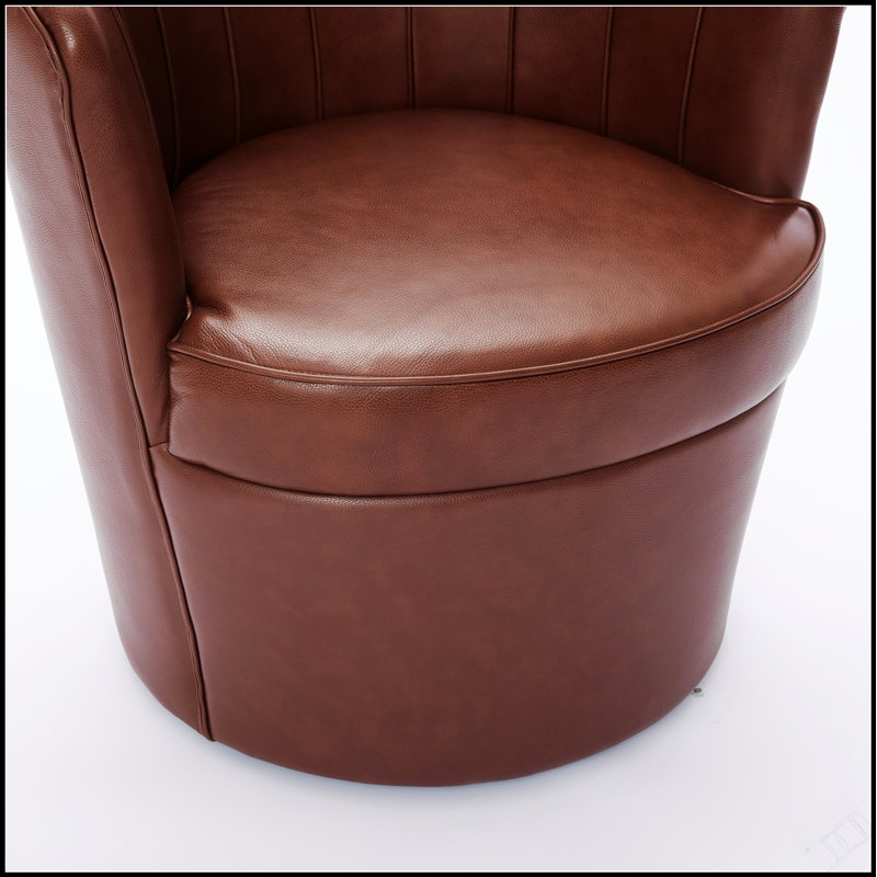 Chaise de bureau Petal, Brun