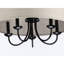 Lustre tambour 5 lumières à abat-jour Krawczyk