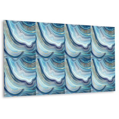 Self Adhesive Vinyl Splashback Wall Tiles Sticker Wall Stickers Tile Peel and Stick 39,37x19,68 Inch