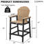 Tabouret de bar en PEHD Adirondack-2112387354