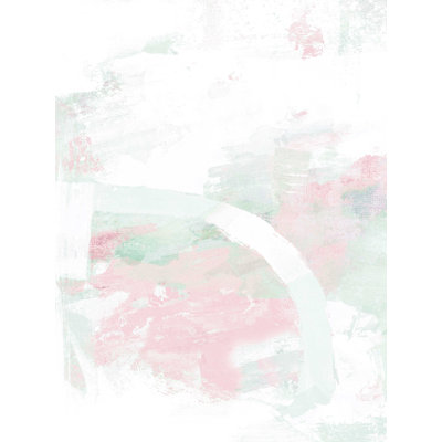 " Sage And Blush Abstract "
