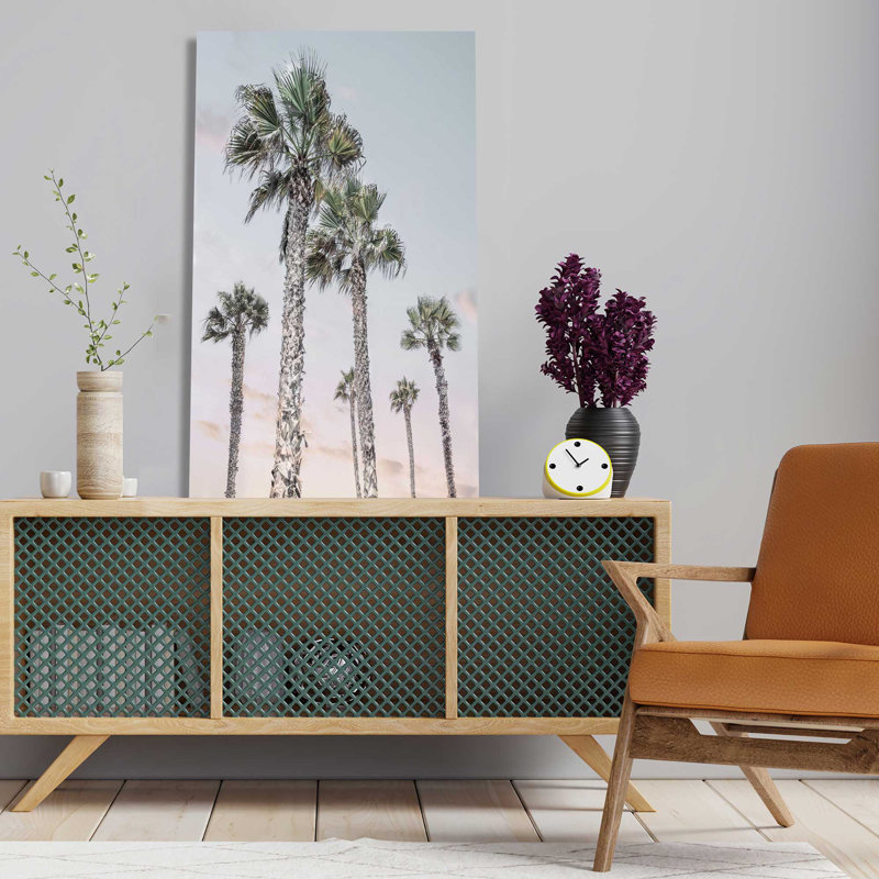 «Palm up II» par Natalie Carpentieri - Peinture, L 18 po x H 30 po, Toile tendue