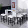 Counter Height Bar Stools Set of 2,Modern Kitchen Bar Stools, Metal Legs Backless Saddle Stool Chair