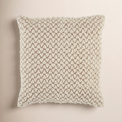 Toulon Embroidered Wool Blend Throw Pillow