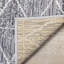 Bratu Geometric Grey/White Rug-1134782211