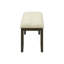 Banc, 44 rectangulaires, salle à manger, vestibule, cuisine, couloir, rembourré, bois, bois massif gris crème, transitionnel