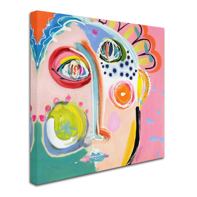 Berkley 'Cheer Up' Print on Wrapped Canvas