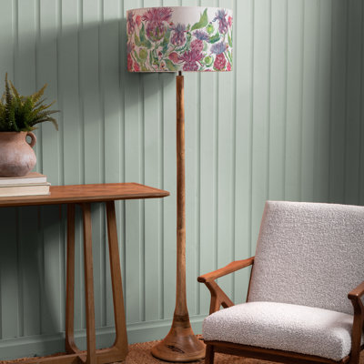 Kinross 158cm Brushed Traditional Floor Lamp